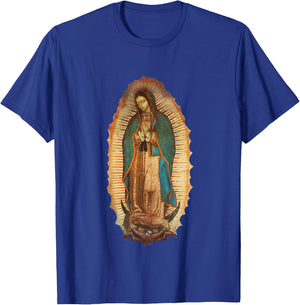Our Lady Virgen De Guadalupe Maria Mary T-Shirt - T-Shirt | Royal