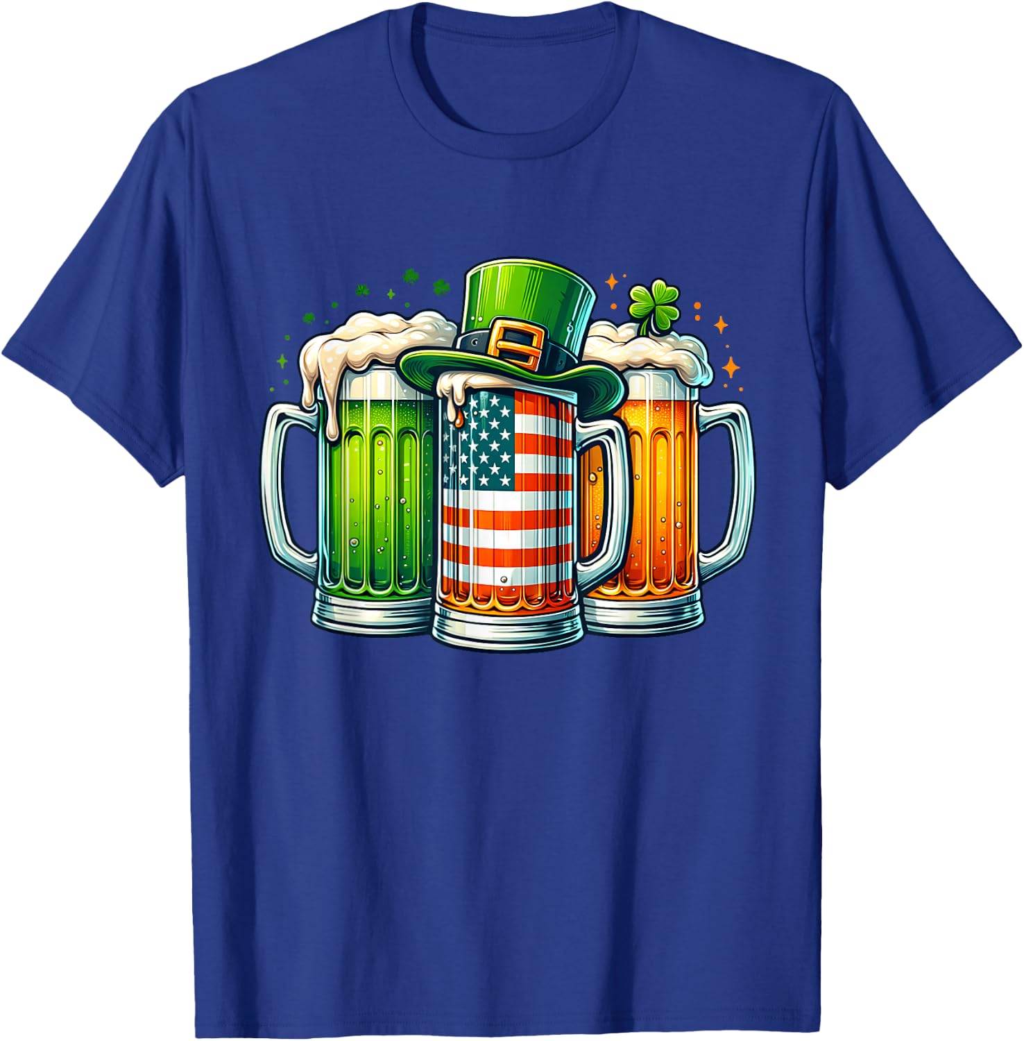 Irish Beer Ireland St Patricks Day Drinking Party Men Women T-Shirt - T-Shirt | Royal
