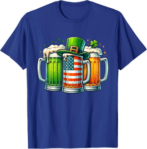 Irish Beer Ireland St Patricks Day Drinking Party Men Women T-Shirt - T-Shirt | Royal