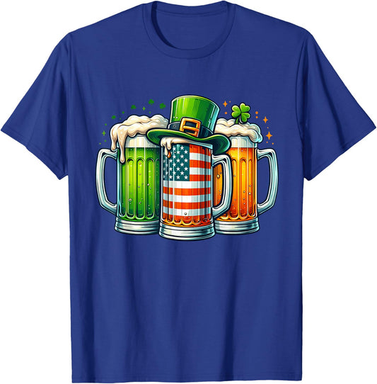 Irish Beer Ireland St Patricks Day Drinking Party Men Women T-Shirt - T-Shirt | Royal