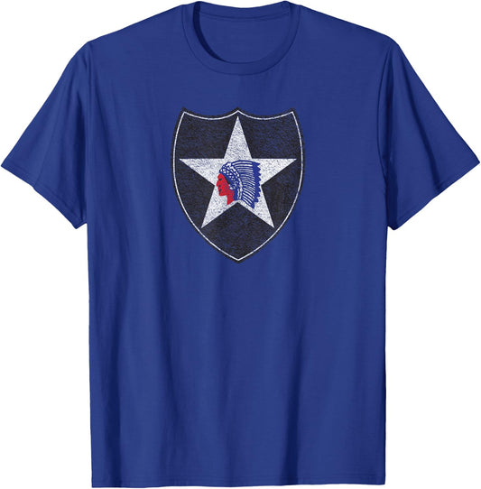 2ND Infantry Division Second Army T-Shirt - T-Shirt | Royal
