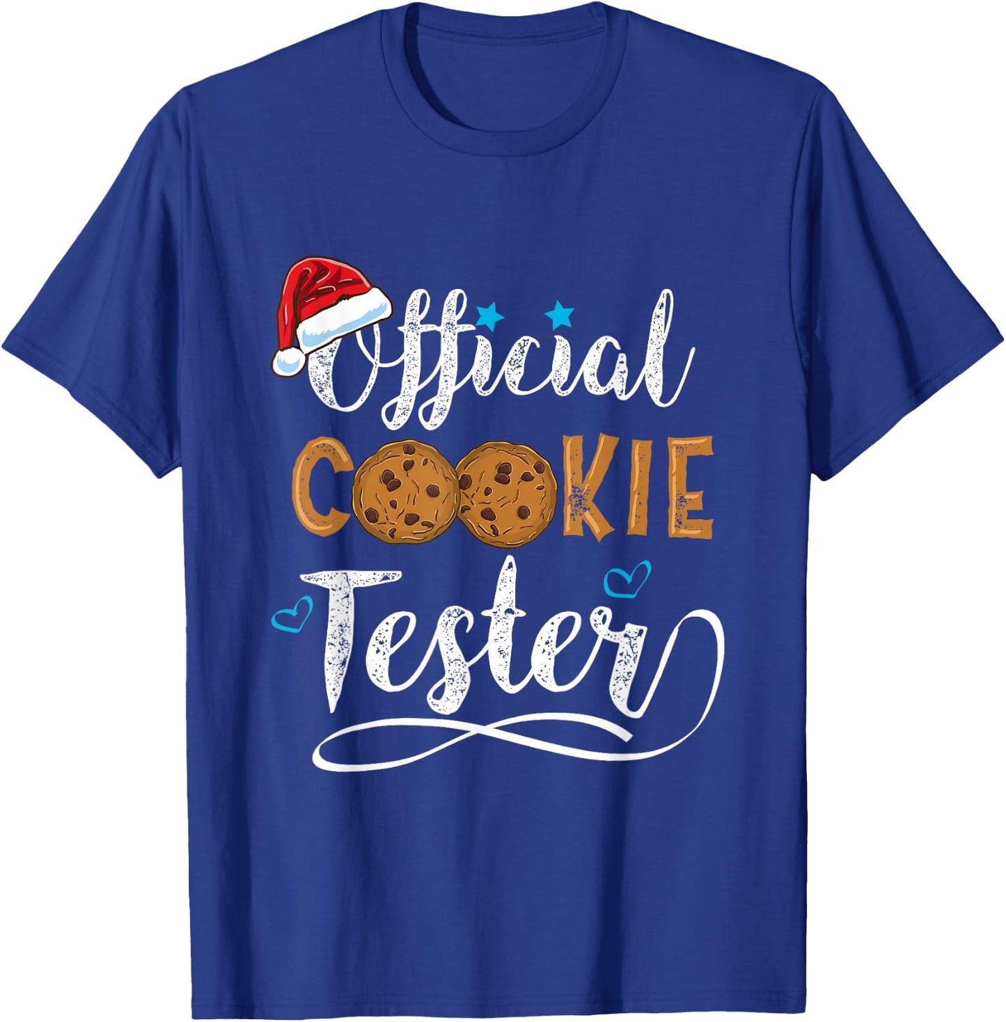 Official Cookie Tester Christmas Baking Team T-Shirt - T-Shirt | Royal