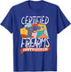 Certified Firearm Instructor Shirt for Gun and Weapon Lover T-Shirt - T-Shirt | Royal