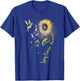 Lung Cancer Sunflower Hummingbird T-Shirt - T-Shirt | Royal