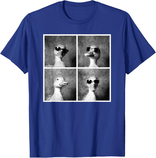 Cool Duck Face Quirky Farm Farming Funny Duck Lover T-Shirt - T-Shirt | Royal