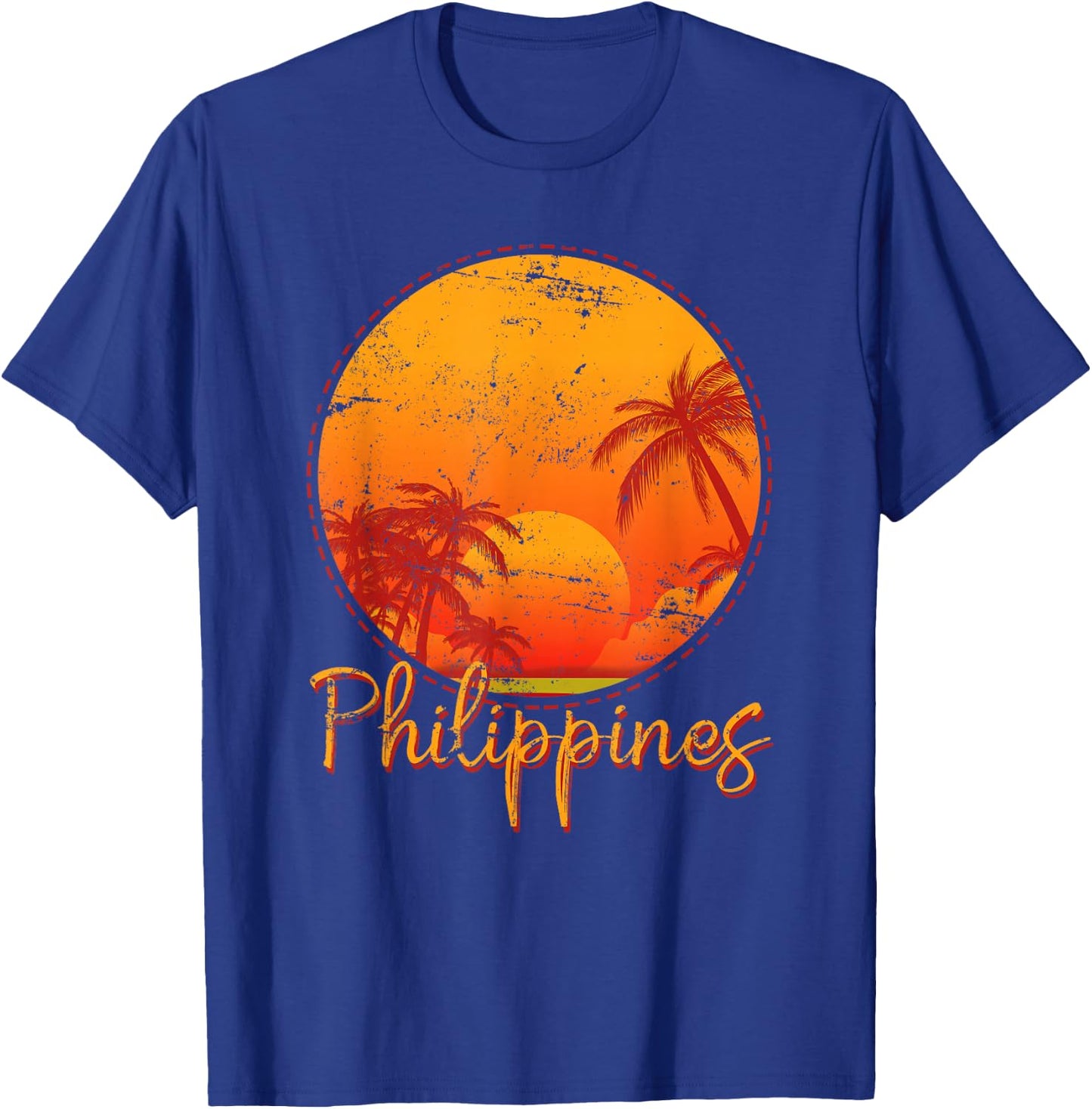 Sunset Manila Asia Philippines T-Shirt - T-Shirt | Royal