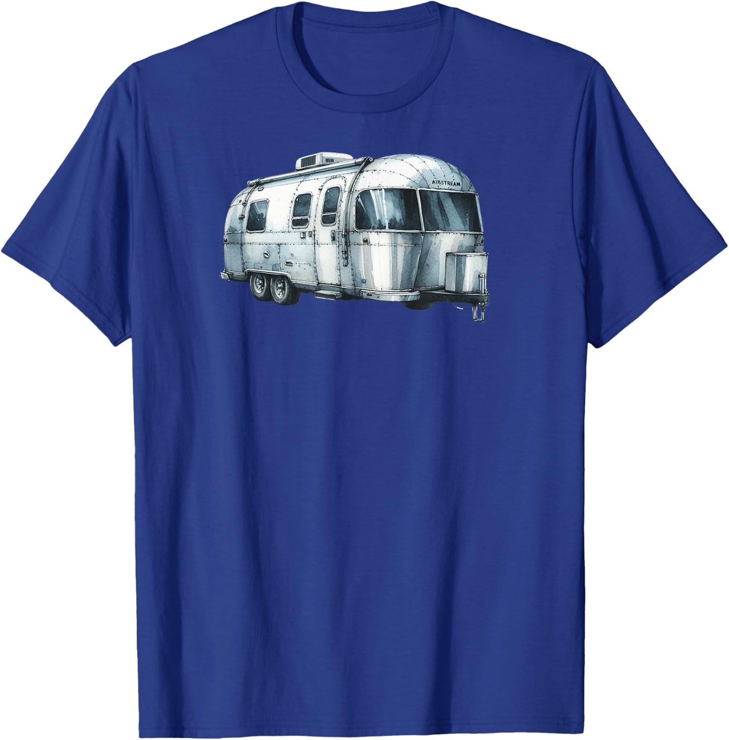 Great Retro Vintage Airstream Camping , Small, Black T-Shirt - T-Shirt | Royal