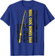 Reel cool Bonus Dad Fishing American Flag gift Fisherman Dad T-Shirt - T-Shirt | Royal