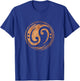 Bass Guitar Bass Clef Vintage Yin Yang for Bassist T-Shirt - T-Shirt | Royal