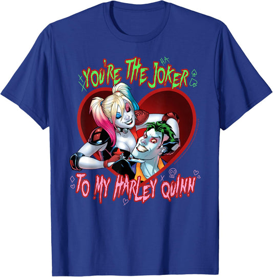 DC Comics Batman Joker to Harley T-Shirt - T-Shirt | Royal