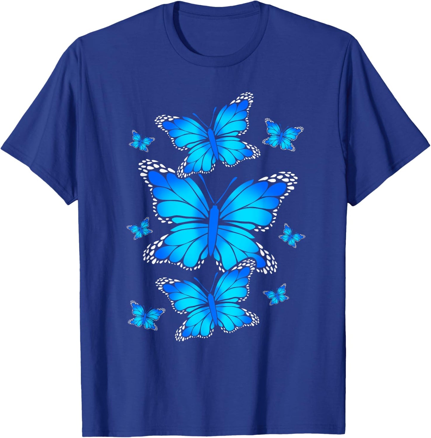 Blue Morpho Butterfly T-Shirt - T-Shirt | Royal