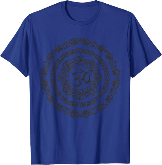 Yoga Mandala Om Symbol Buddha Yogi Gift T-Shirt - T-Shirt | Royal