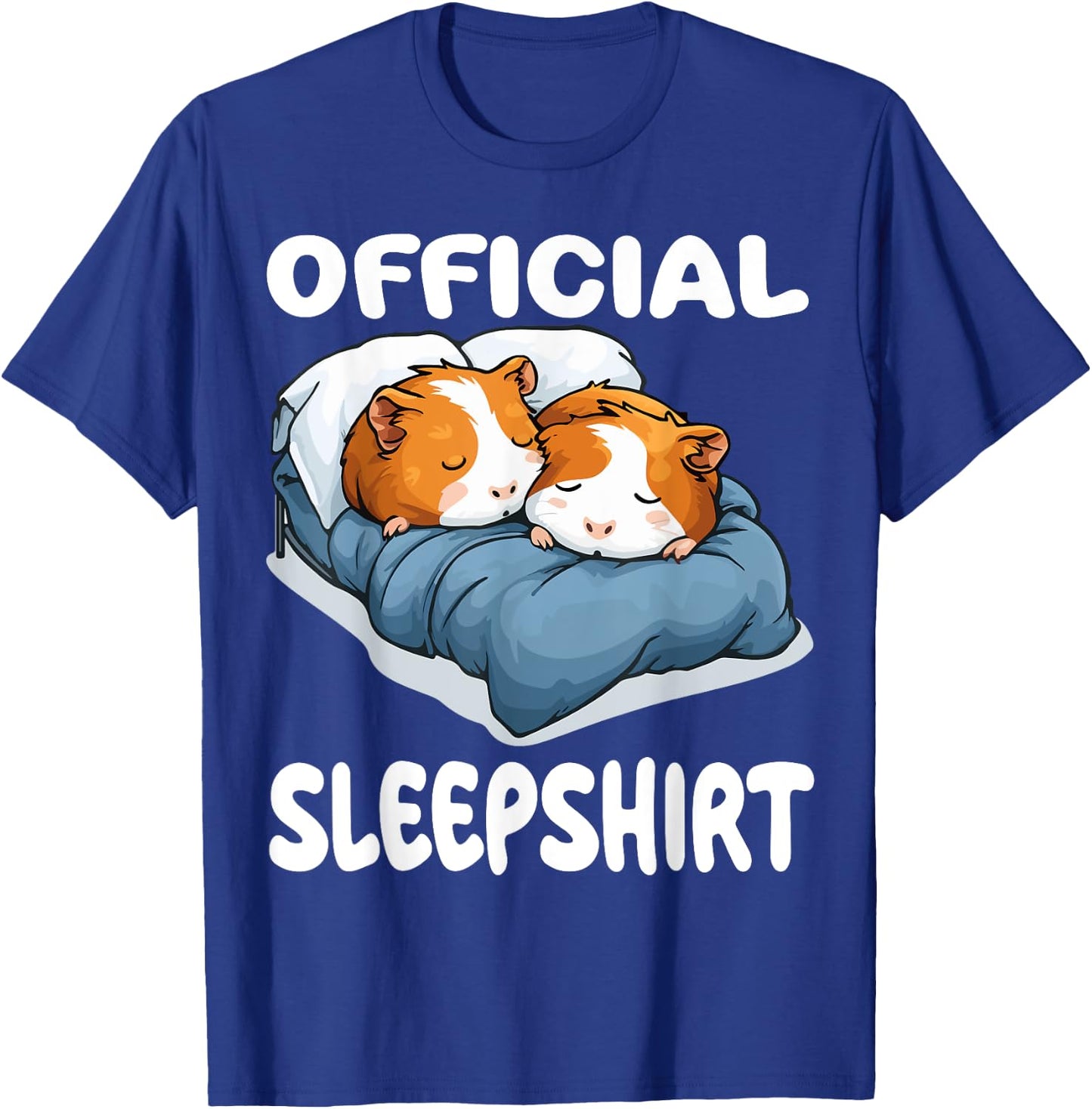 Guinea Pig Official Sleepshirt Pajamas Nightgown T-Shirt - T-Shirt | Royal