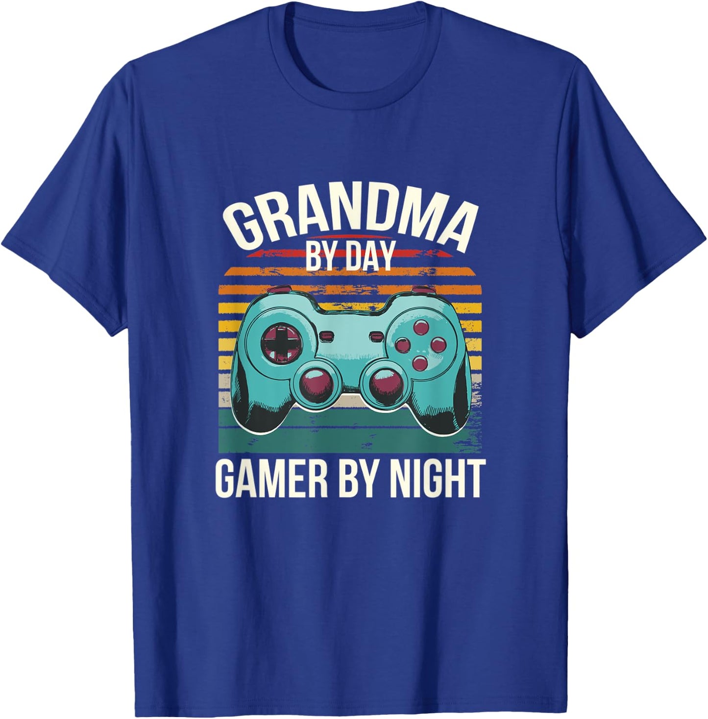 Grandma By Day Gamer By Night Grandma Gaming Gaming T-Shirt - T-Shirt | Royal