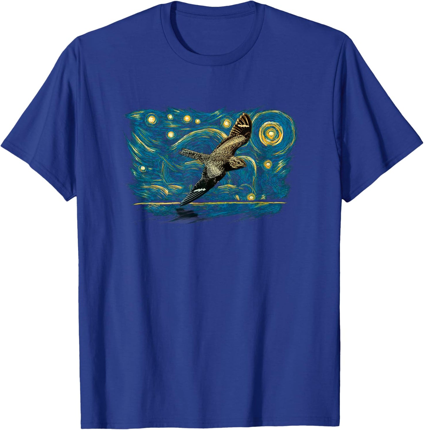 Retro Vintage Style Nighthawk T-Shirt - T-Shirt | Royal