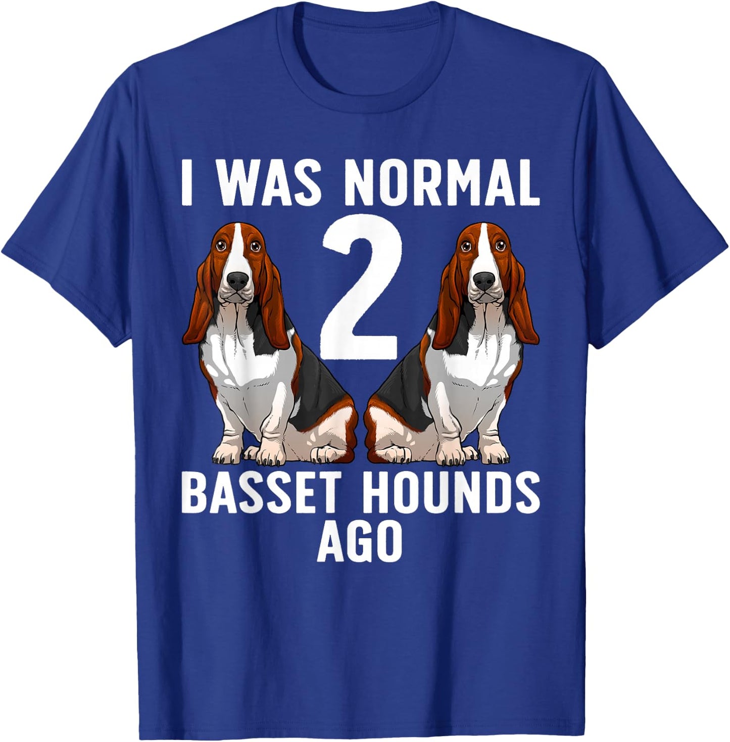 Funny Basset Hound Design Women Basset Hound Lover T-Shirt - T-Shirt | Royal