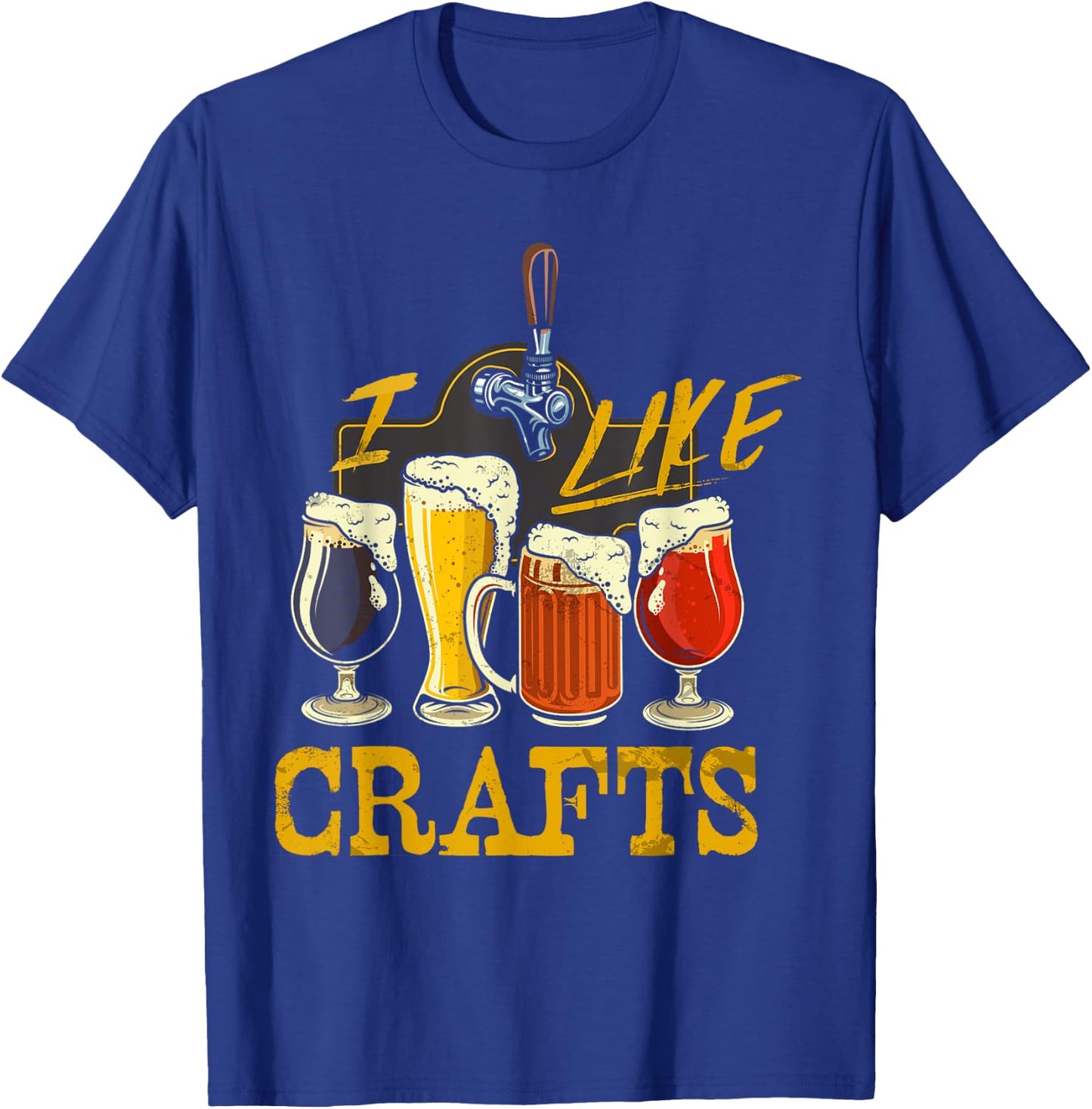 I Like Craft Beer Shirt Beer Crafting I Do Crafts Beer T-Shirt - T-Shirt | Royal