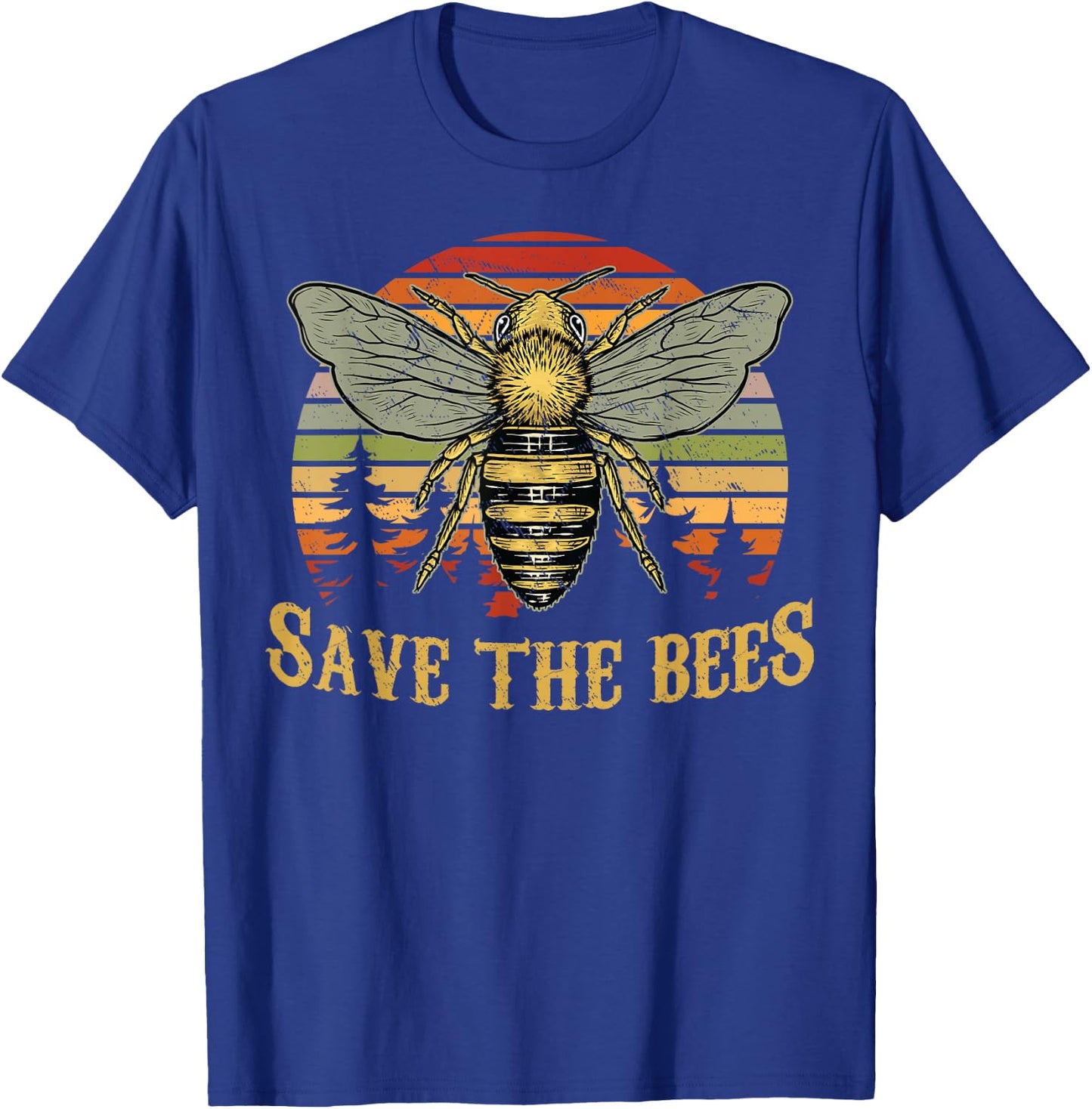 Bee - Save The Bees - Beekeeper - Beekeeping - Nature T-Shirt - T-Shirt | Royal