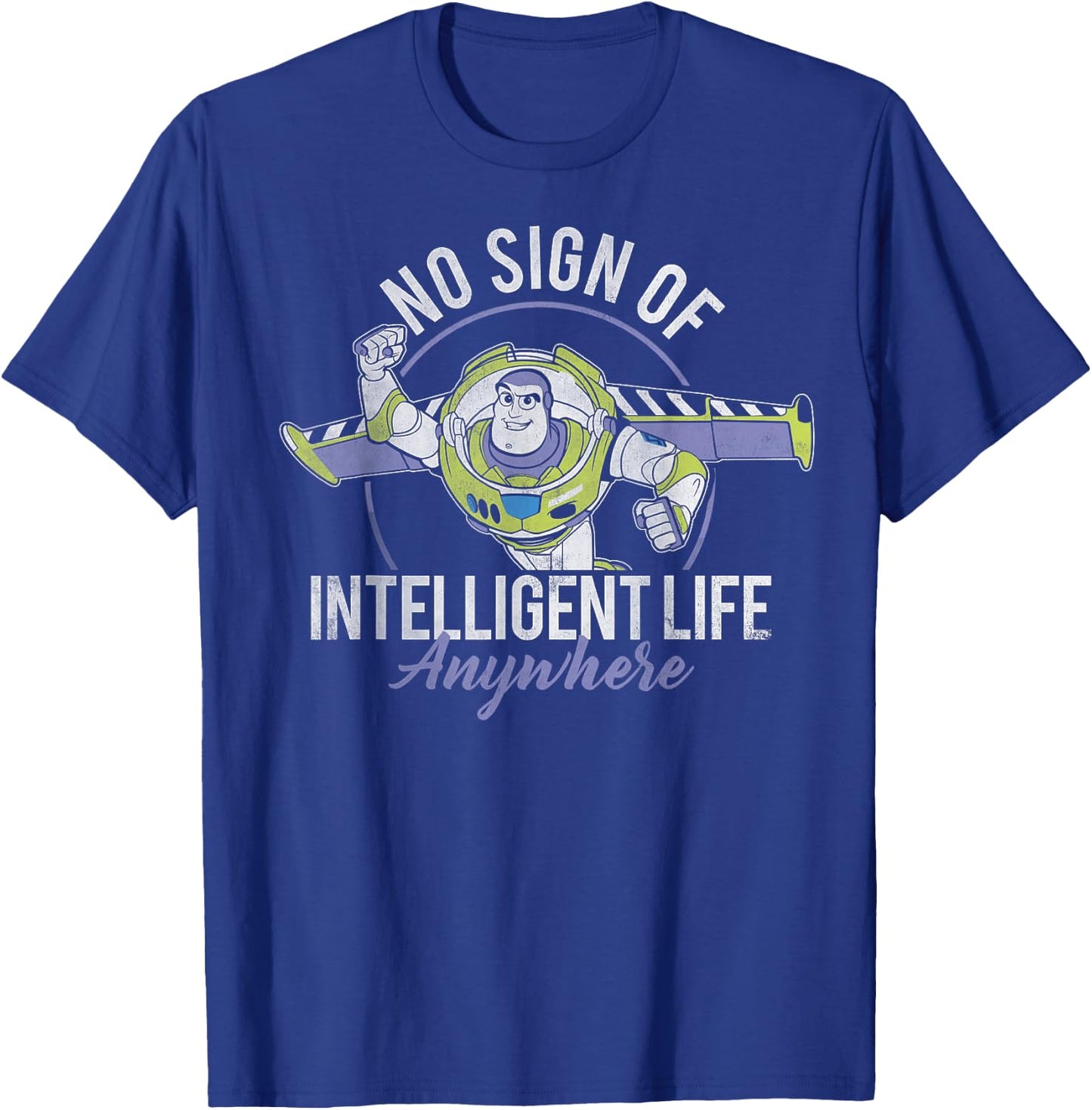 Disney Pixar Toy Story Buzz No Sign of Intelligent Life T-Shirt - T-Shirt | Royal