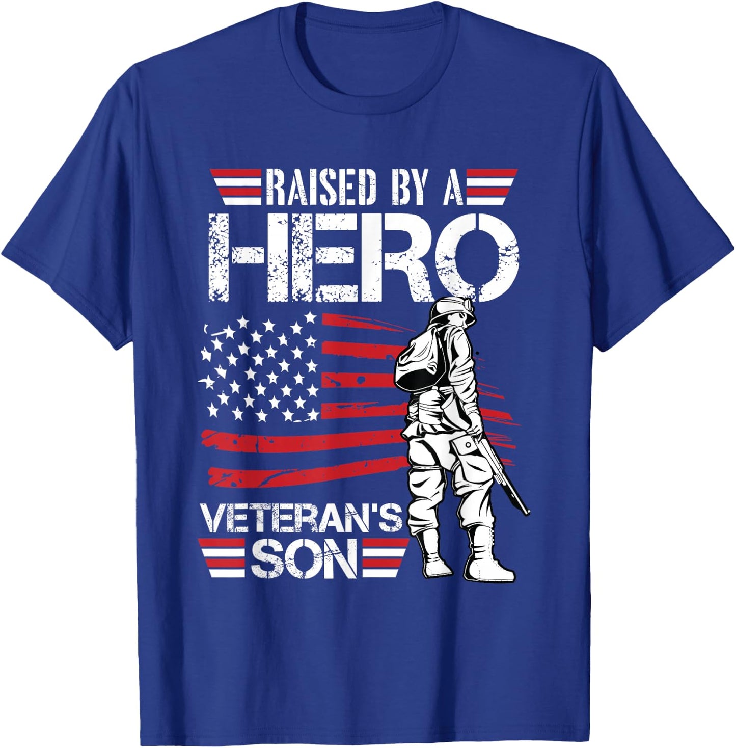 Veteran Son Month Of The Military Child Army Soldier Kids T-Shirt - T-Shirt | Royal