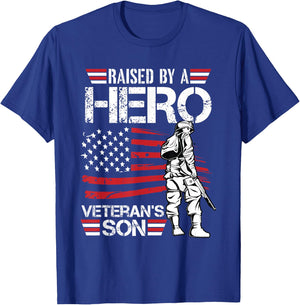 Veteran Son Month Of The Military Child Army Soldier Kids T-Shirt - T-Shirt | Royal