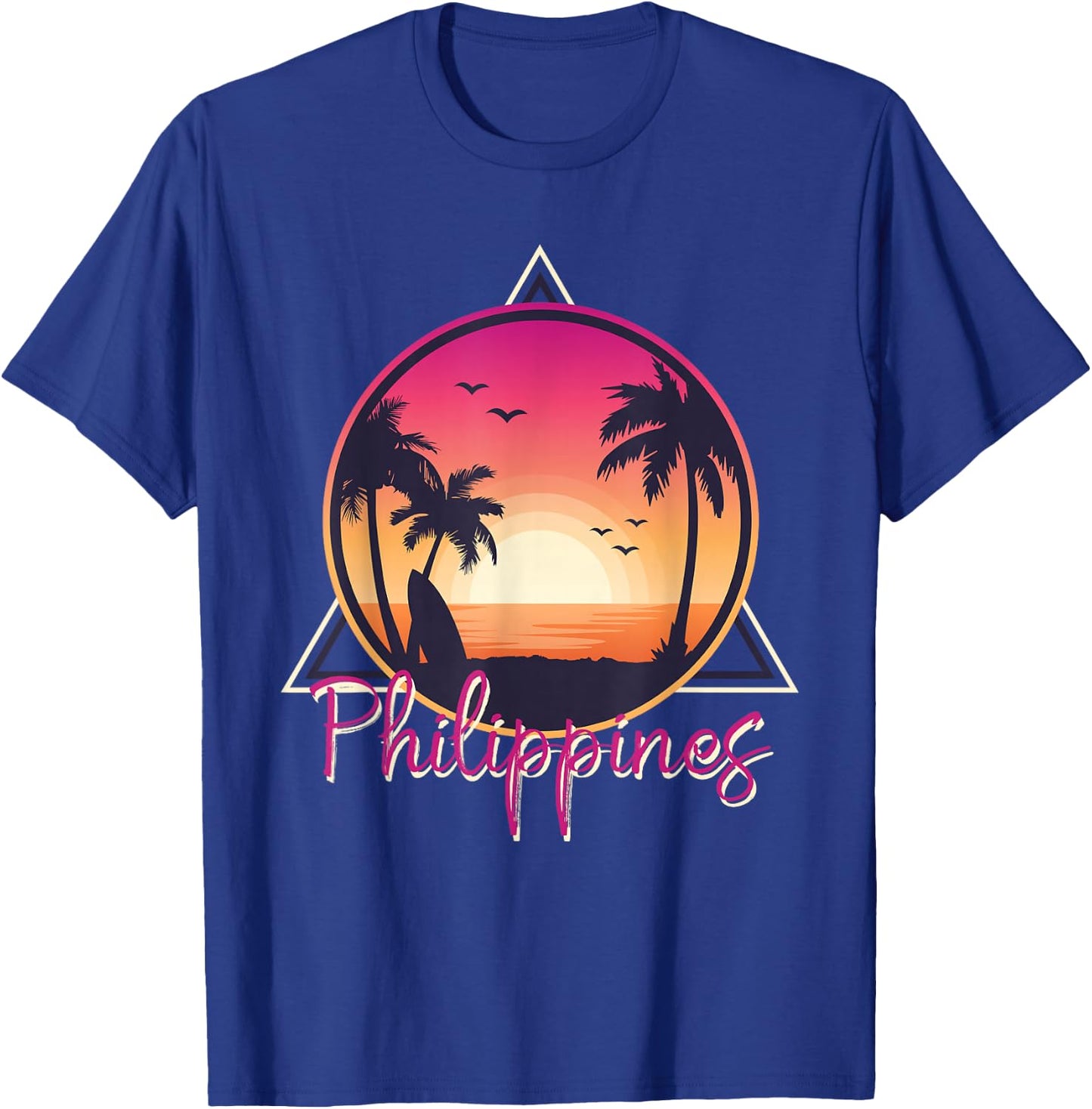 Philippine Pride Beach Surfing Gift Philippines T-Shirt - T-Shirt | Royal