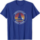 Amityville New York Vintage Sailboat 70s Retro Sunset T-Shirt - T-Shirt | Royal