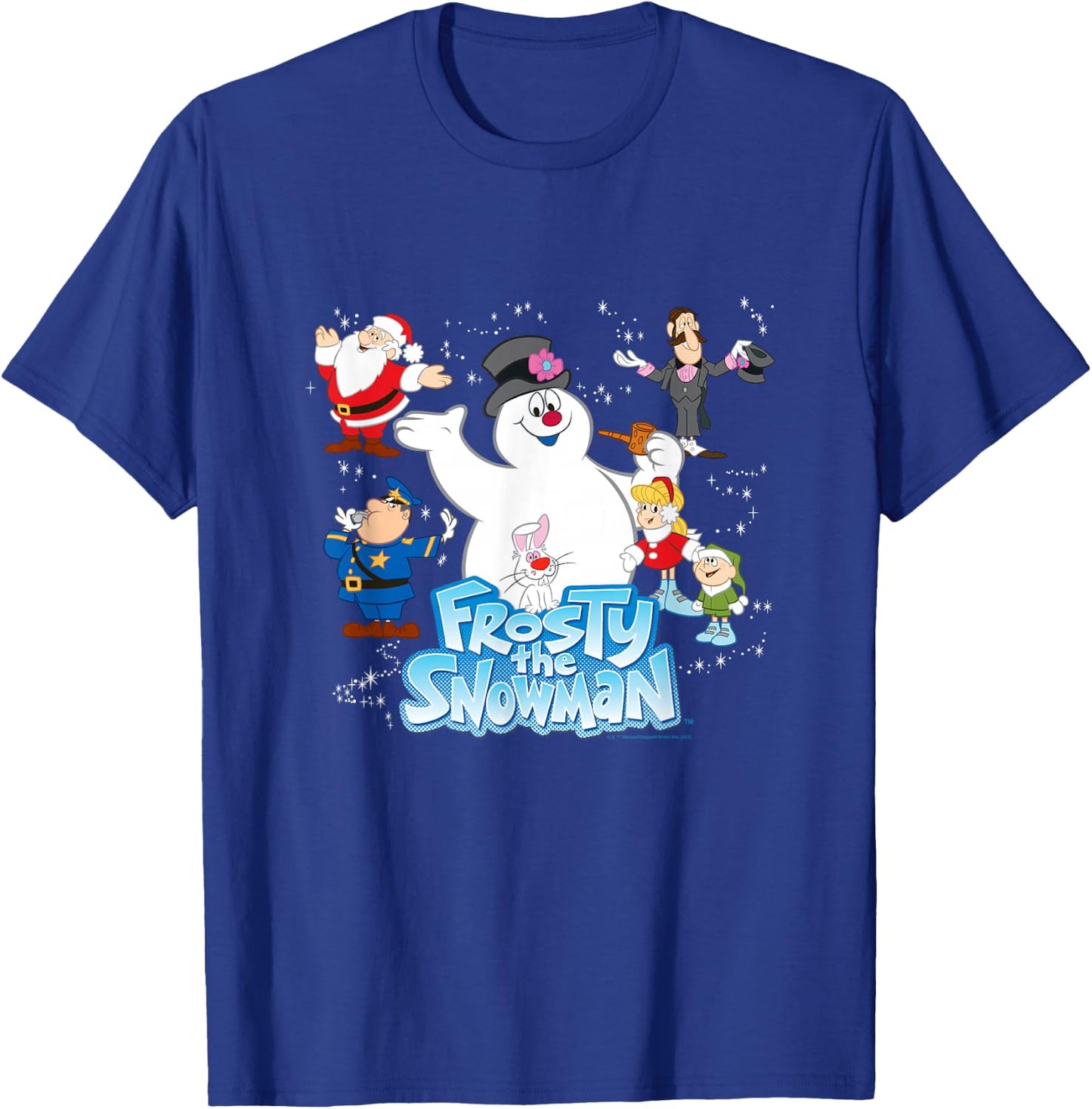 Frosty The Snowman - Frosty Cast T-Shirt - T-Shirt | Royal