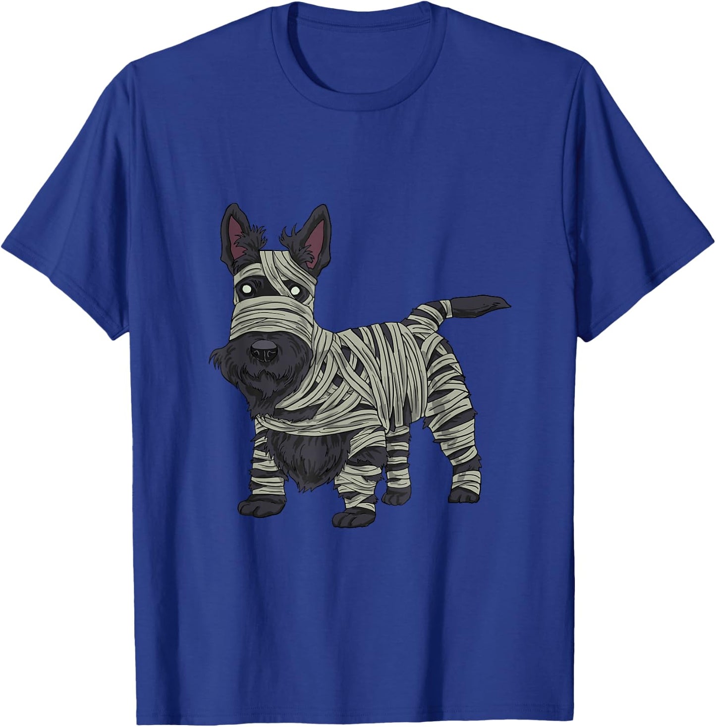 Scottish Terrier Dog Mummy Halloween Costume Dog Lovers Men Women Kids T-Shirt - T-Shirt | Royal