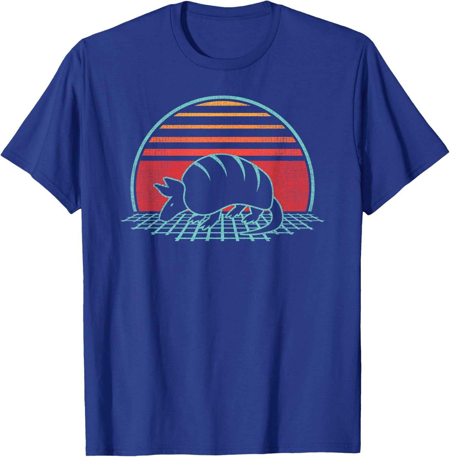 Armadillo Lover Animal Retro Vintage 80s Style T-Shirt - T-Shirt | Royal