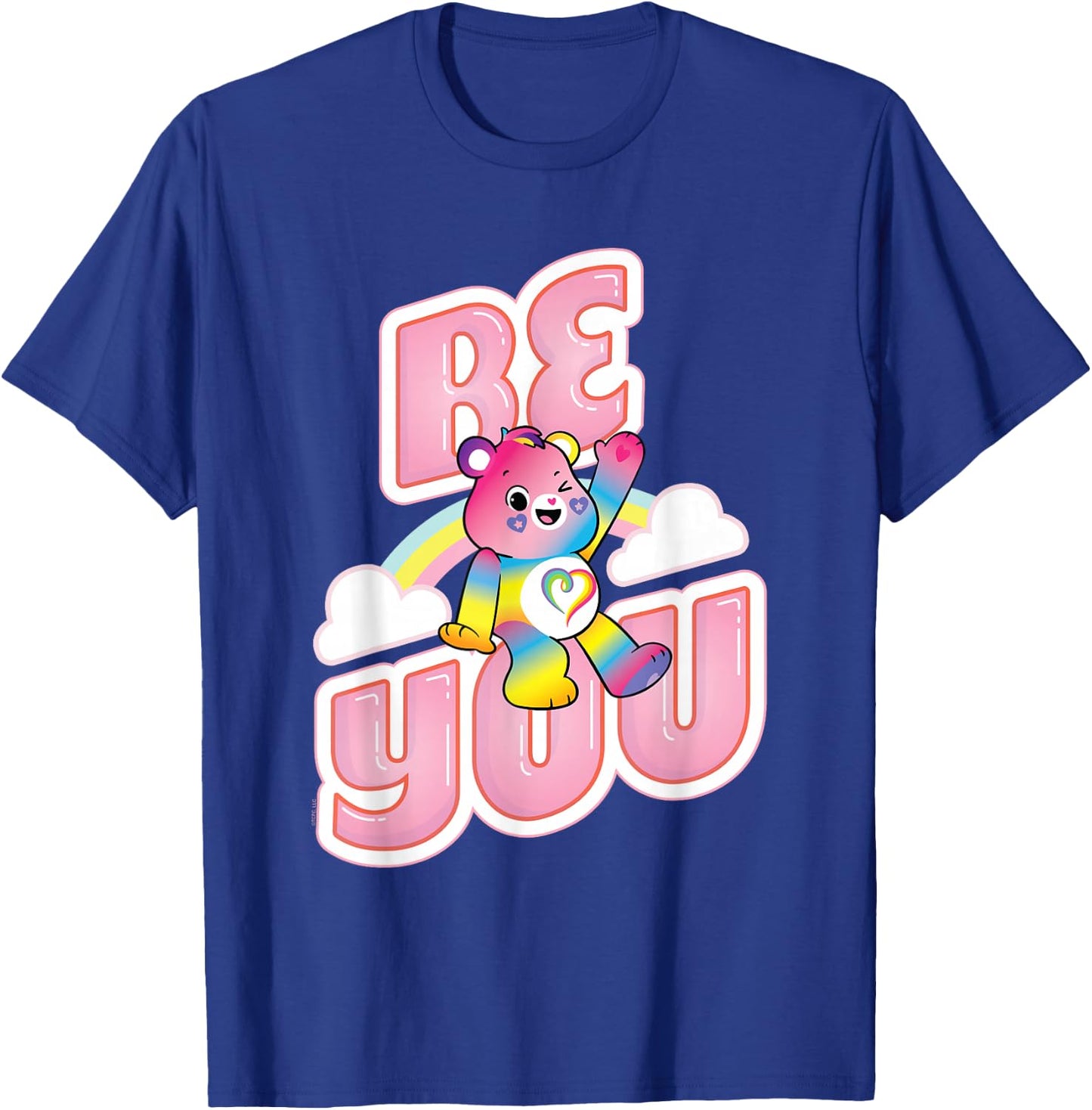 Care Bears Be You Togetherness Bear Pride Cute Cartoon T-Shirt - T-Shirt | Royal