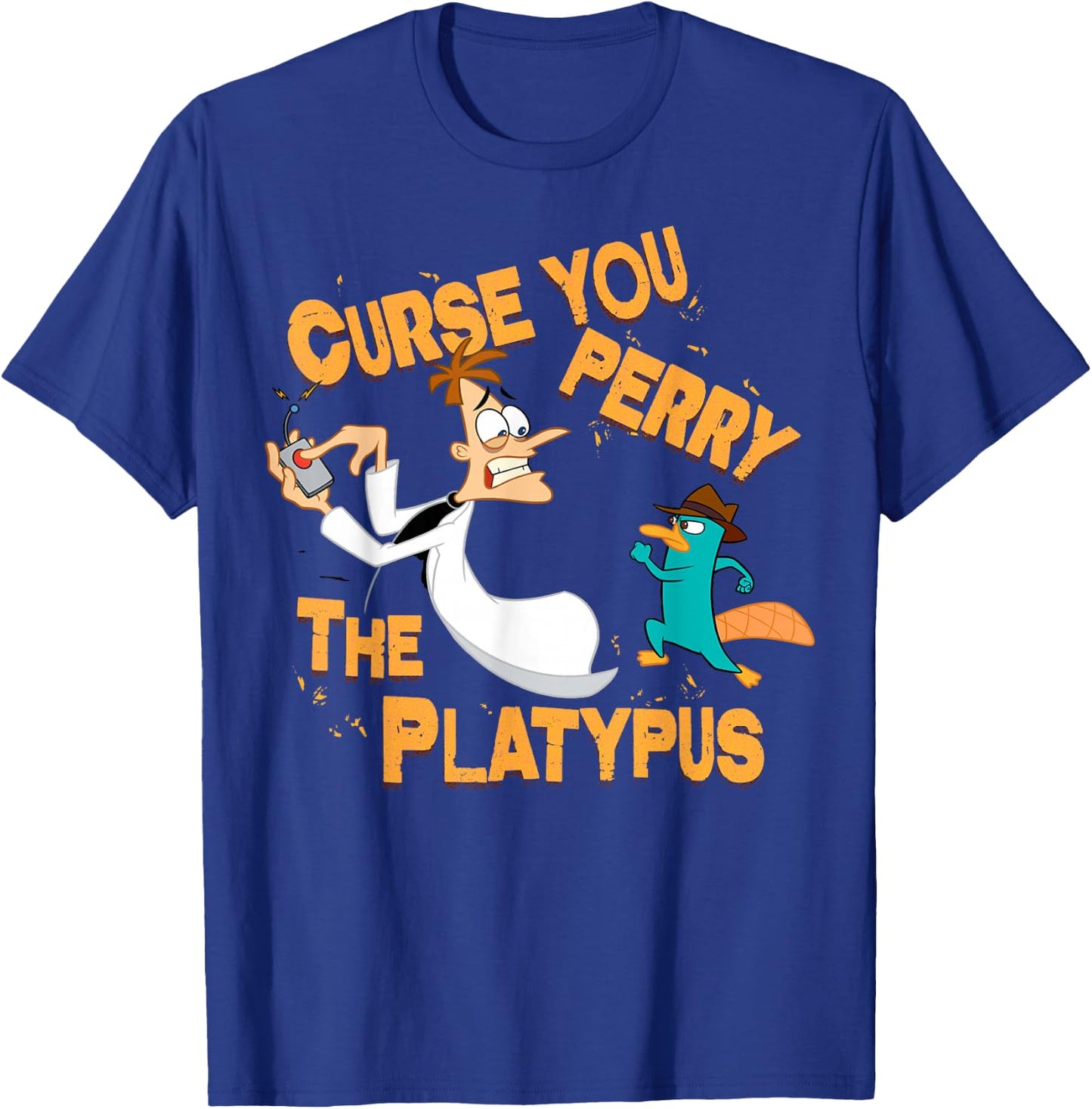 Disney Phineas and Ferb Curse You Small T-Shirt - T-Shirt | Royal