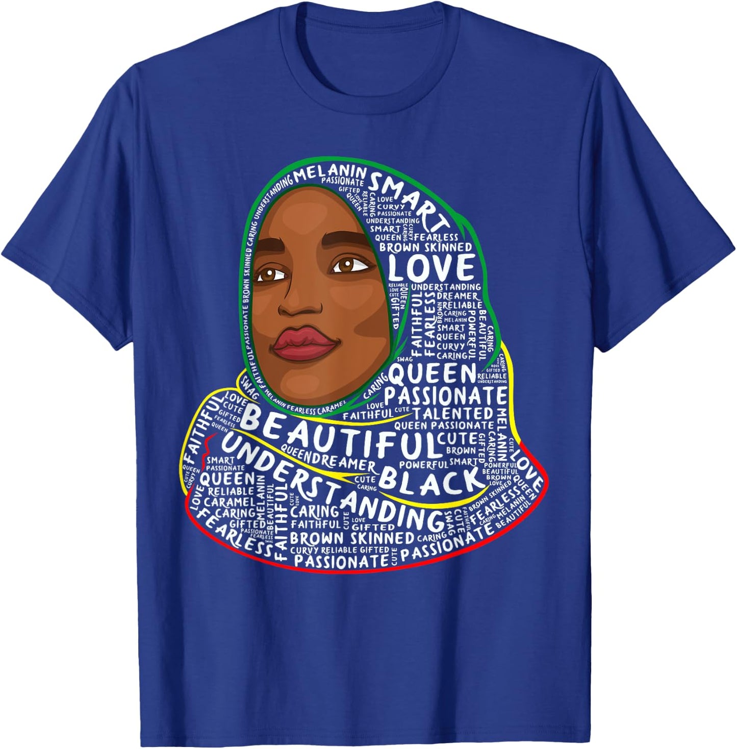 Ilhan Omar Black History Month Women African Muslim Hijab T-Shirt - T-Shirt | Royal