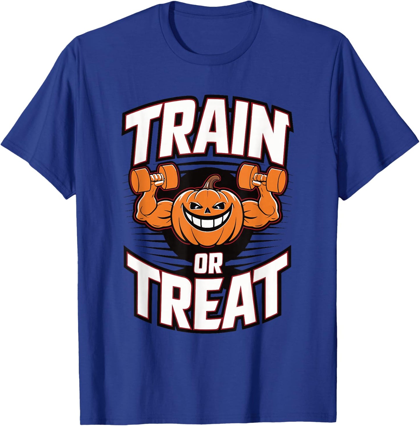 Train Or Treat T-Shirt - T-Shirt | Royal