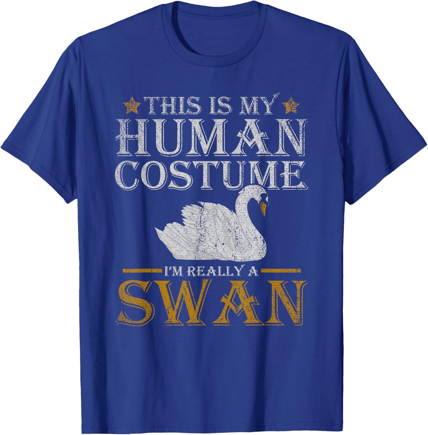 Pretty Animal Beautiful Bird Funny Costume Swan T-Shirt - T-Shirt | Royal