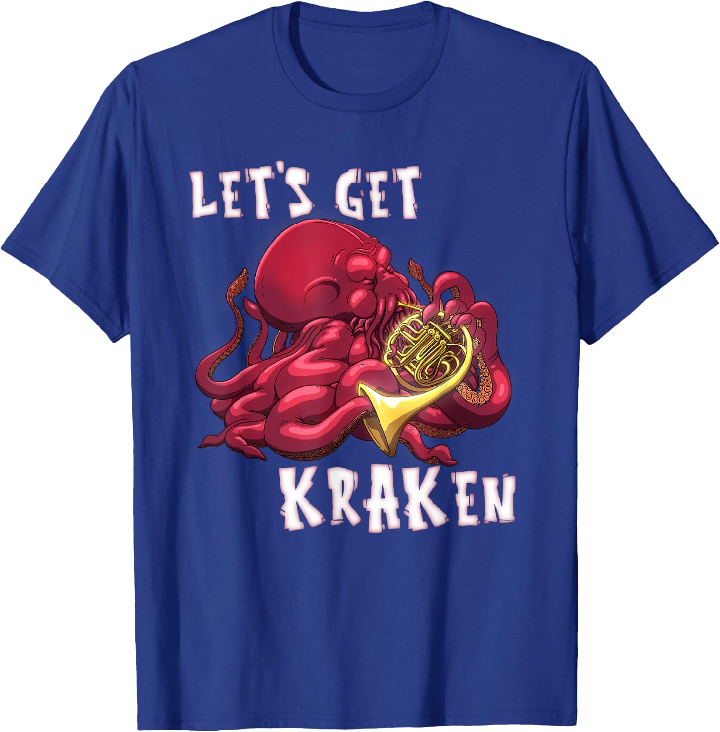 JPerezMusic Let's Get Kraken T-Shirt - T-Shirt | Royal