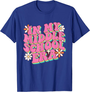 In My Middle School Era - Teacher Student School Women Kids T-Shirt - T-Shirt | Royal