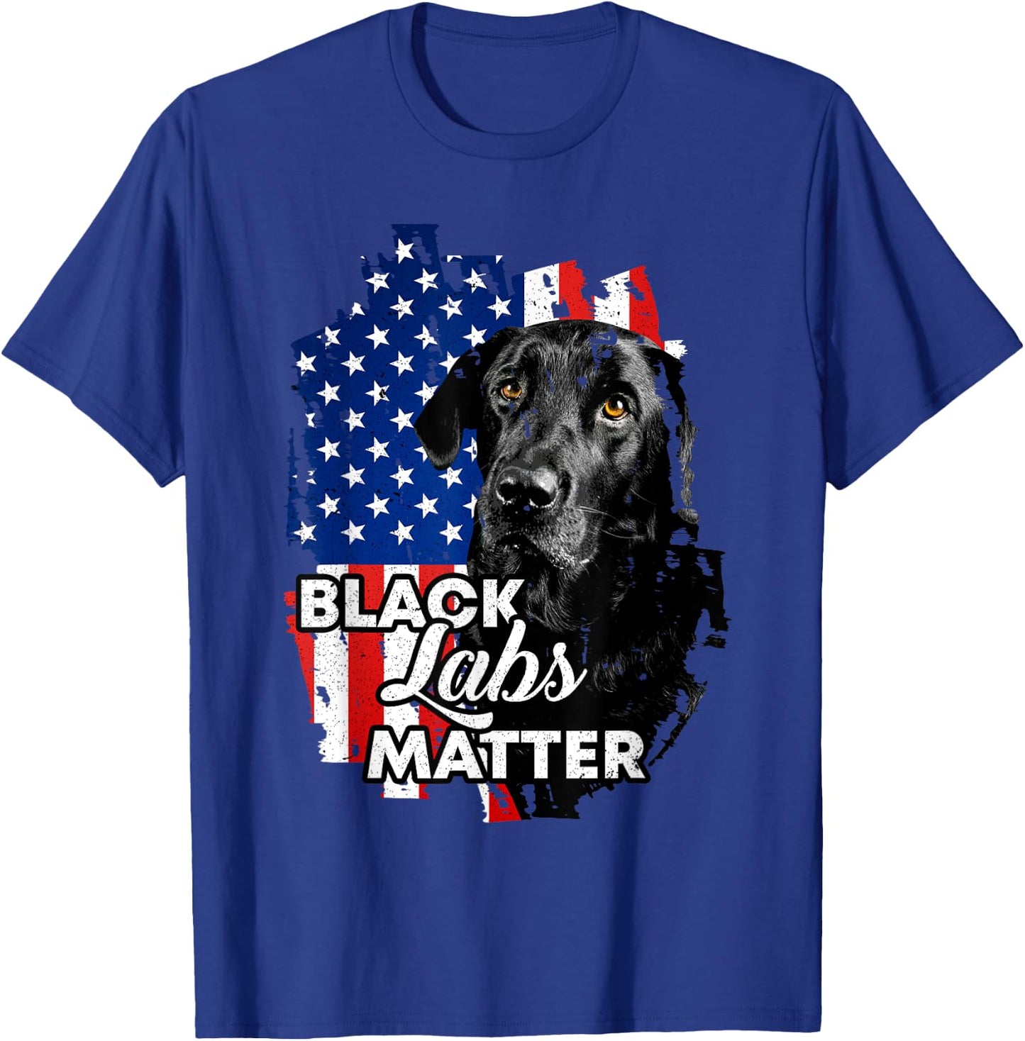 Black Labs Matter Labrador Retriever T-Shirt - T-Shirt | Royal