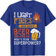 I Light Fires And Make Beer Disappear Shirt Funny Camping T-Shirt - T-Shirt | Royal