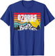 Ozark Mountains Ozarks Forests Vintage Sunset Retro T-Shirt - T-Shirt | Royal