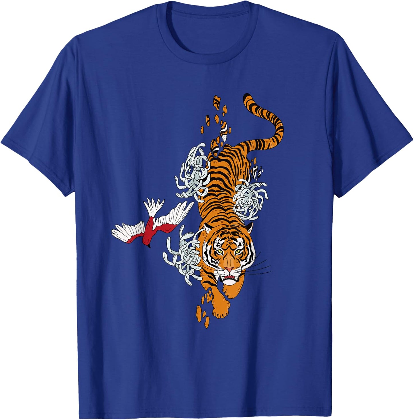 Unique Japanese wild spirit Tiger | My spirit Animal T-Shirt - T-Shirt | Royal