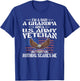 I'm A Dad Grandpa And US Army Veteran - Nothing Scares Me T-Shirt - T-Shirt | Royal