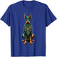 Mandala Art Doberman Pinscher Dobermans Dobie T-Shirt - T-Shirt | Royal