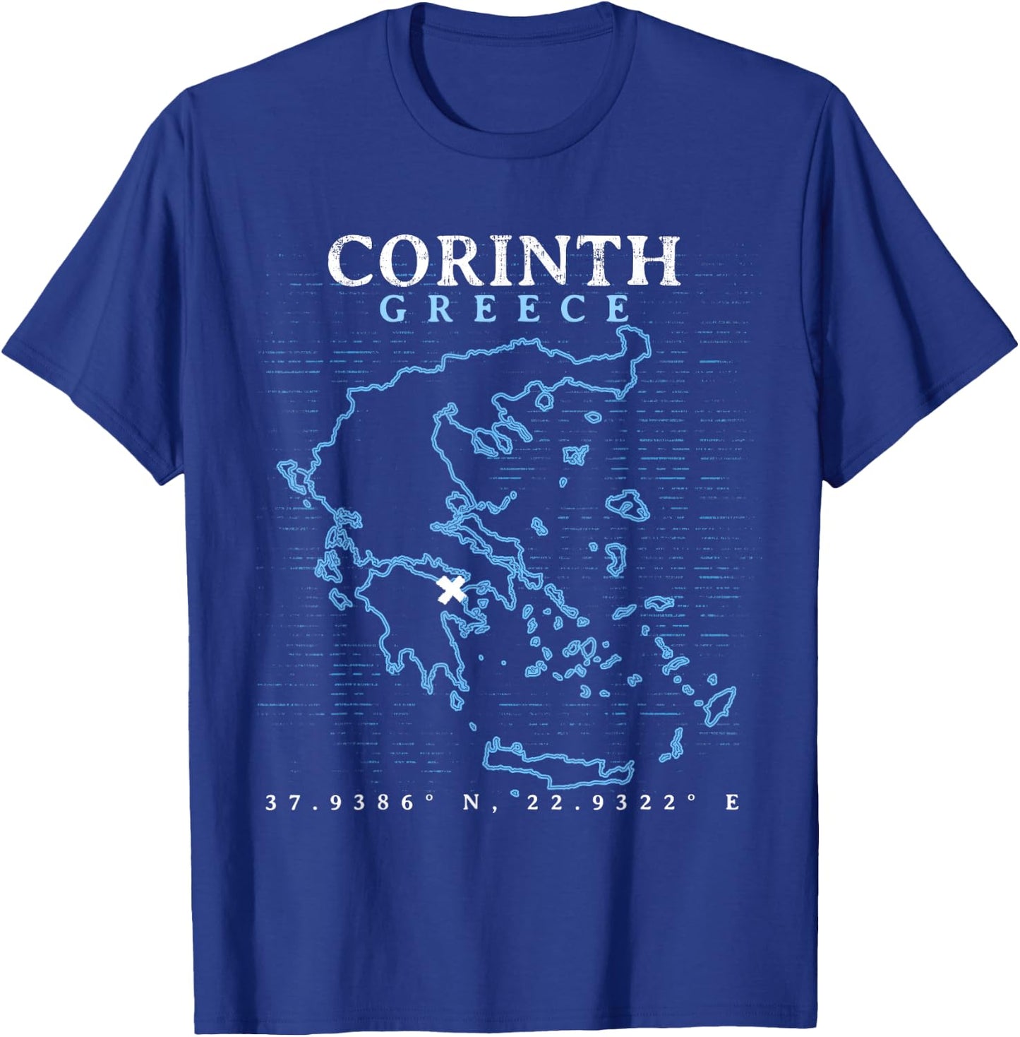 Greece Corinth T-Shirt - T-Shirt | Royal