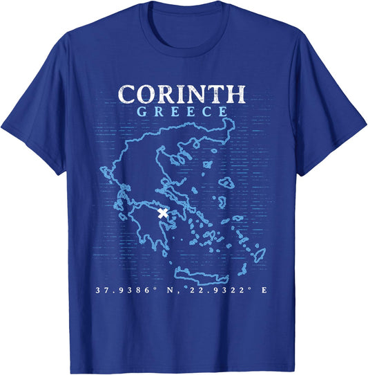 Greece Corinth T-Shirt - T-Shirt | Royal