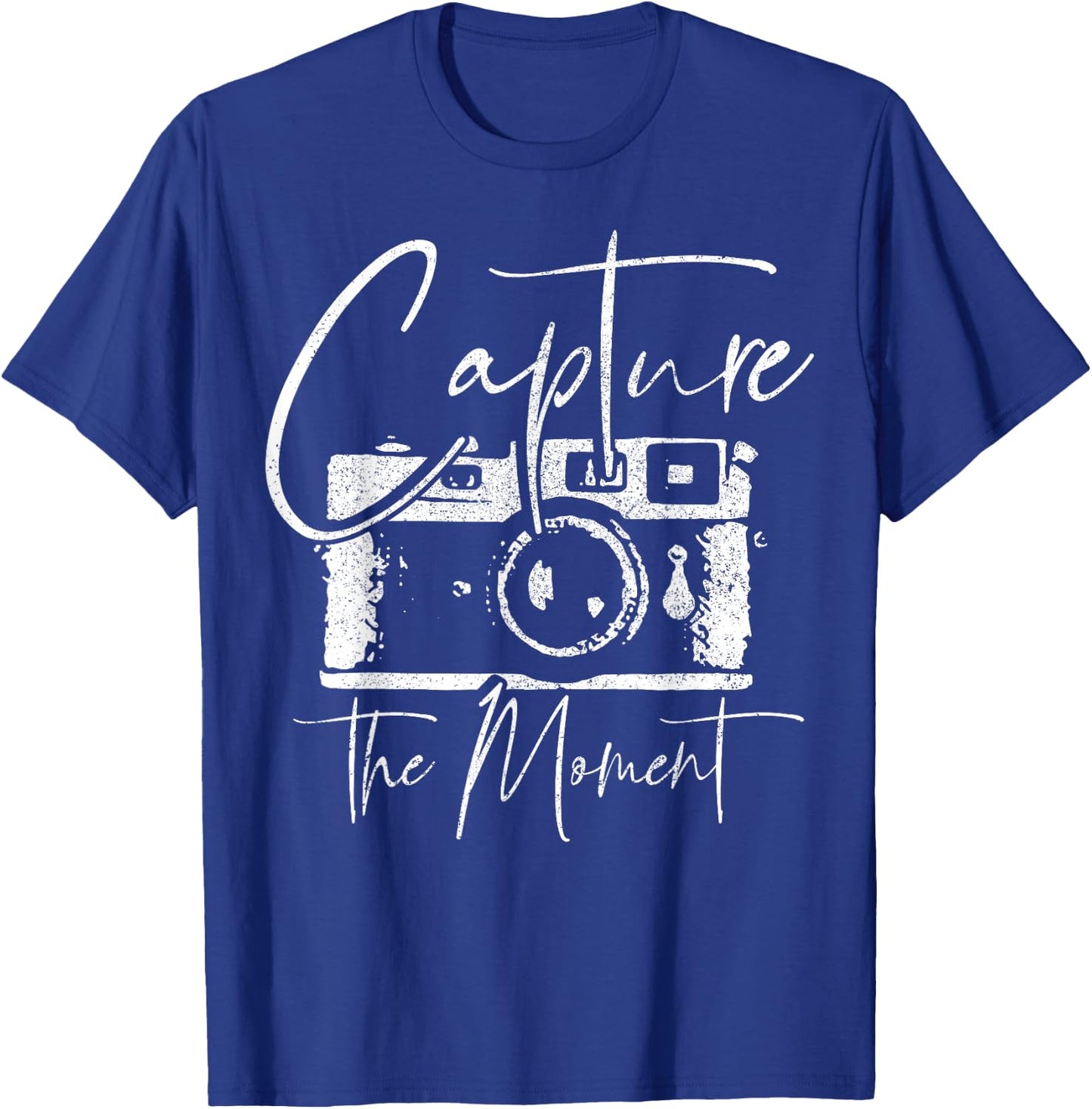 Photographer Gift Vintage Camera Photography T-Shirt - T-Shirt | Royal