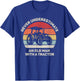 Retro Never Underestimate an Old Man with A Tractor T-Shirt - T-Shirt | Royal