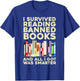 Funny Banned Books Art Women Cool Read Banned Books T-Shirt - T-Shirt | Royal