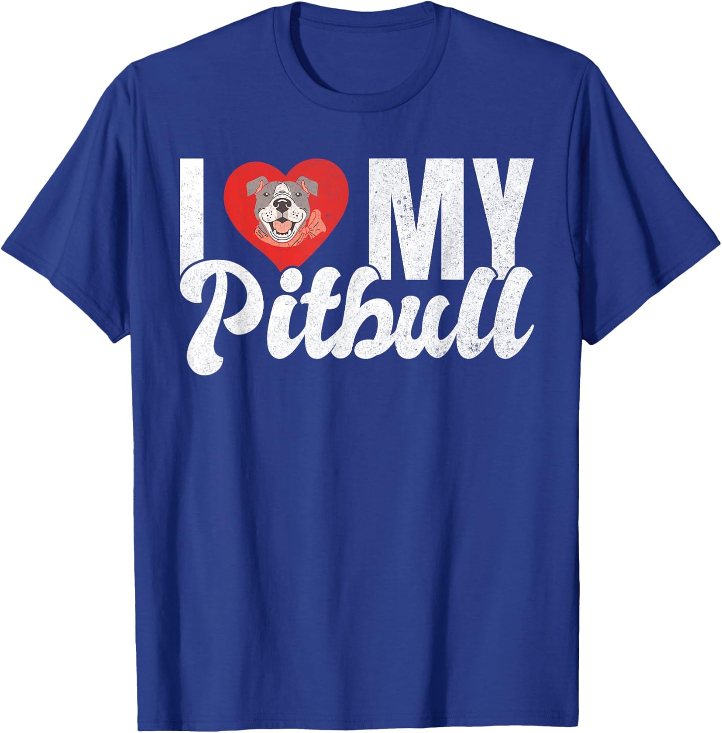 I love my Pitbull T-Shirt - T-Shirt | Royal