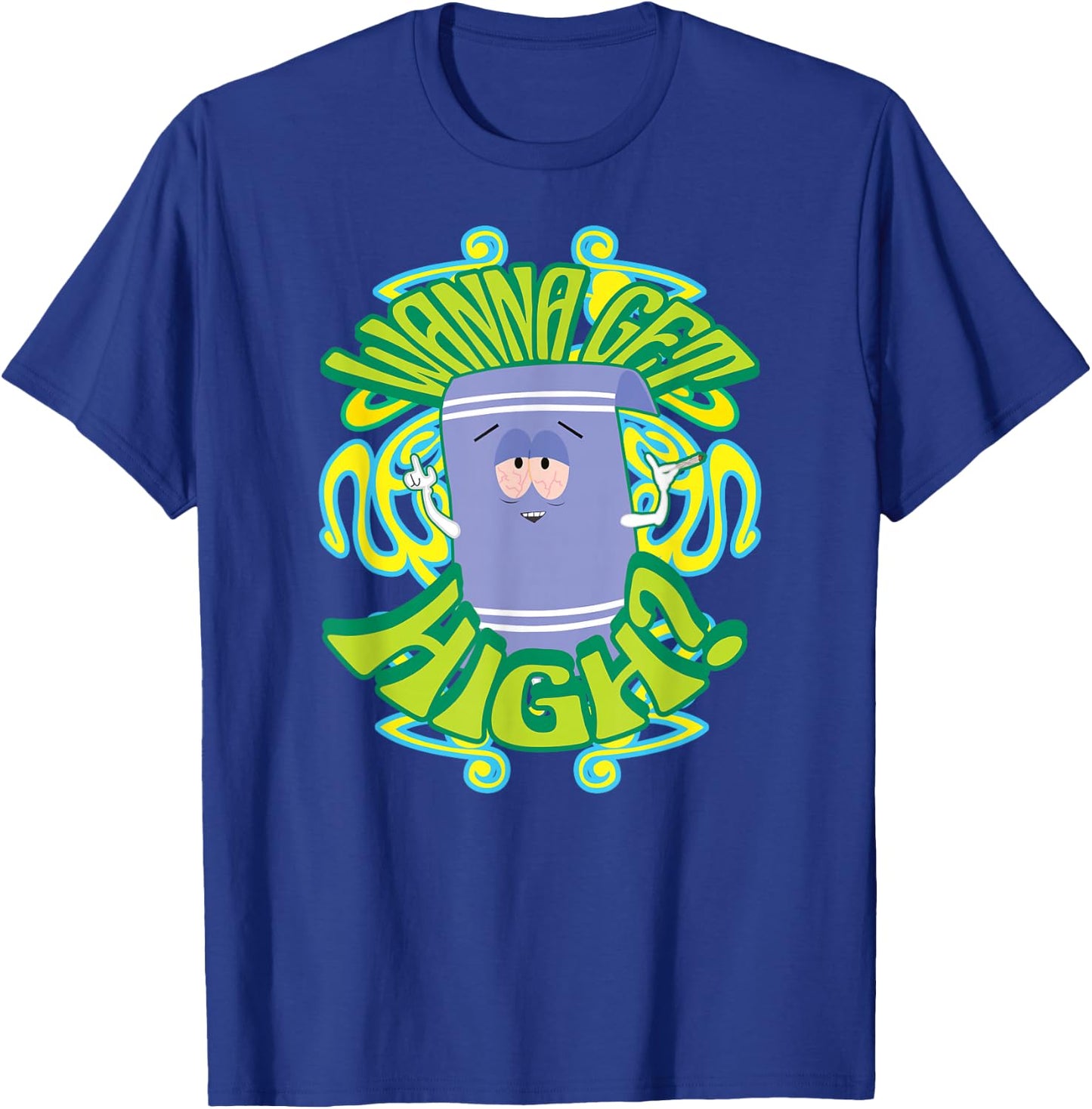 South Park Wanna Get High? T-Shirt - T-Shirt | Royal